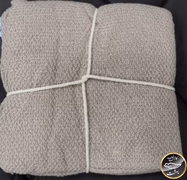 شال مبل ساده (قهوه ای روشن)