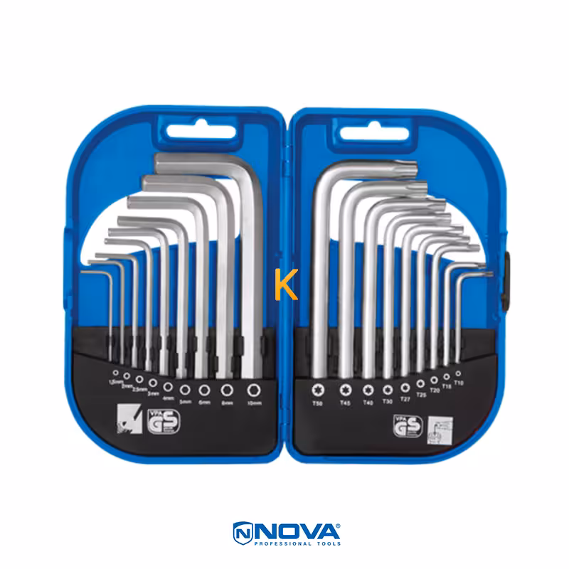 ست 18 عددی آلن شش گوش و ستاره ای نووا