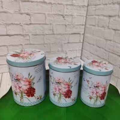 جعبه فلزی 3تایی