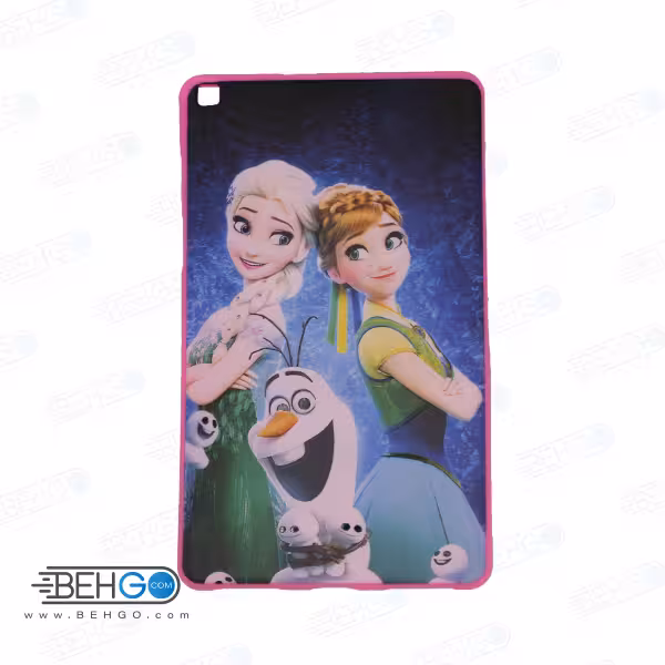 قاب T295 کاور مدل طرح دار دخترانه کد 13 صورتی تبلت سامسونگ تی 295 گلکسی مناسب سامسونگ Cover For Samsung Galaxy Tab A 8.0 2019 LTE SM-T295