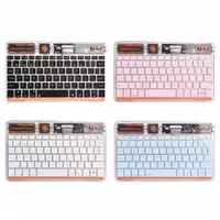 کیبورد بیسیم شفاف کوتسی مدل wireless keyboard transparent 84012