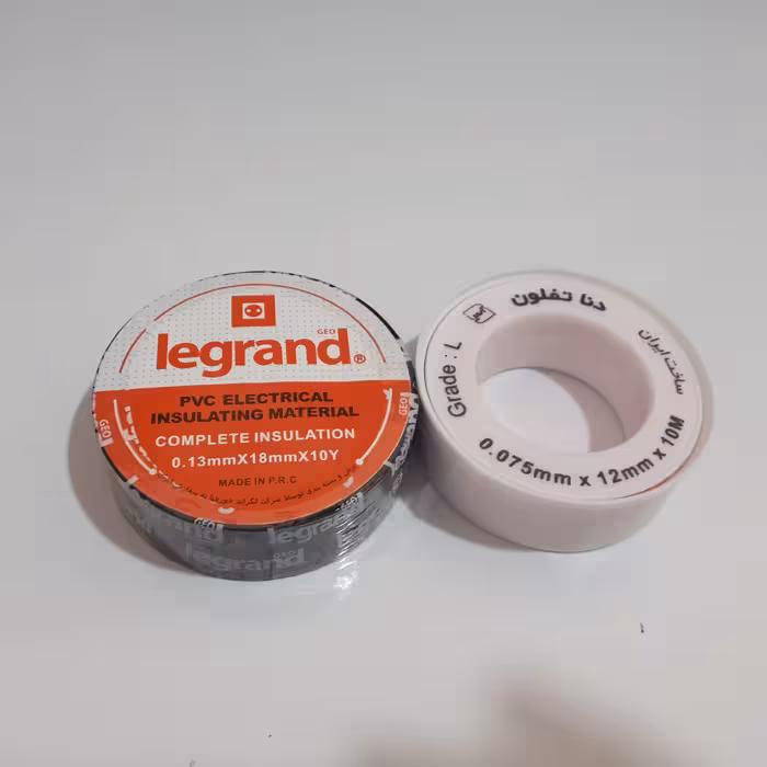 پک دو عددی نوارچسب برق و نوار تفلون