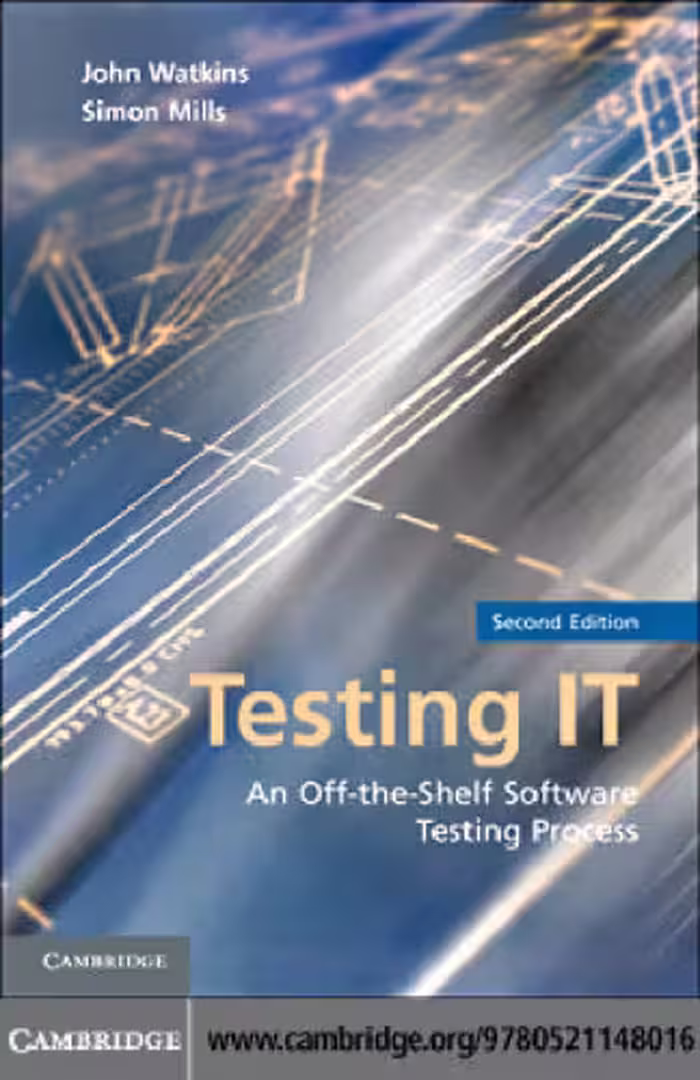 خرید و دانلود نسخه کامل کتاب Testing IT: An Off-the-Shelf Software Testing Process
