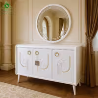 آینه و کنسول MDF وکیوم مدل لوکا