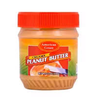 کره بادام زمینی آمریکن گرین مدل کرمی 340 گرمی