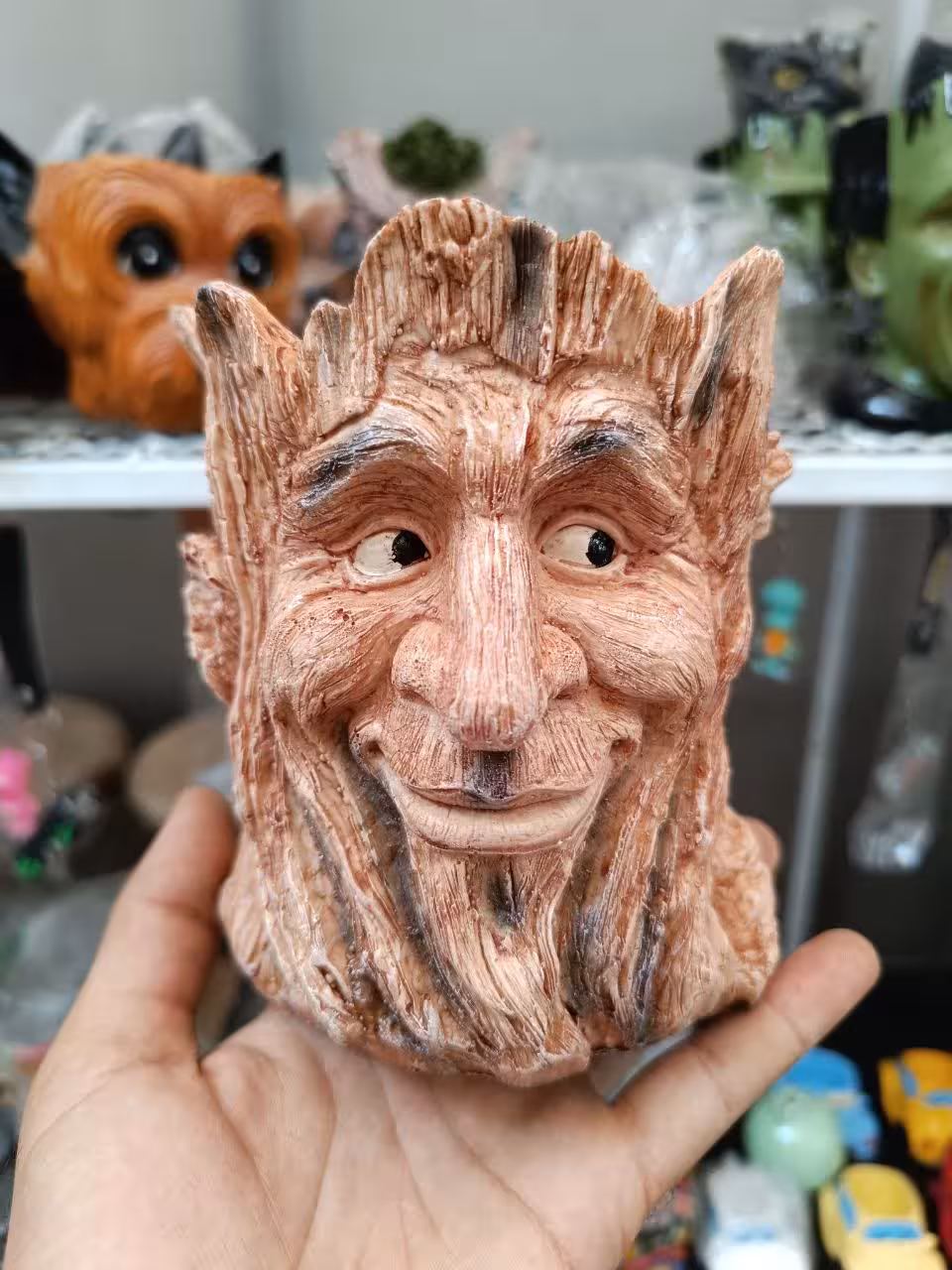 گلدان عروسکی مدل تنه درخت 2