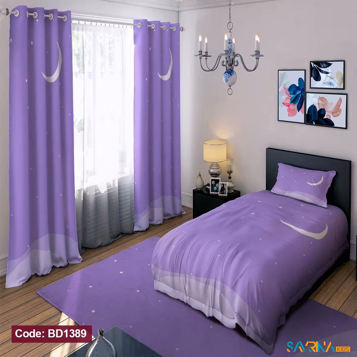 ست اتاق خواب طرح نایک کد BD1389
