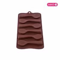 قالب سیلیکونی ممتاز شکلات قاشق 6 عددی