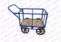 گاری دستی سنتی فنر دار با چرخ شش پر