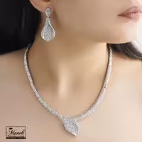 نیم ست مجلسی نگین دار | جلوه فوق العاده