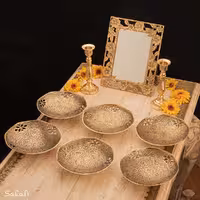 ست هفت سین برنجی آنتیک کد 1197