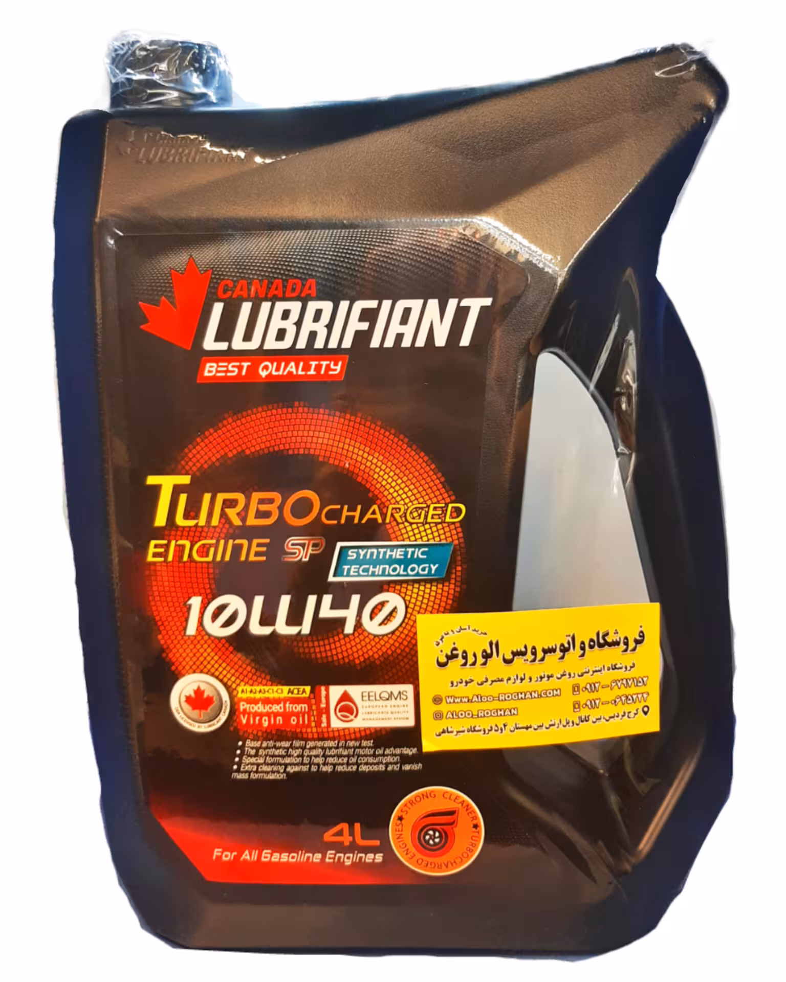 روغن موتور لوبریفنت کانادا توربوشارژ 10W40 (چهار لیتری) SP
