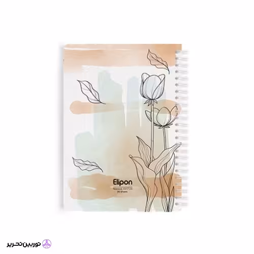 دفتر یادداشت 80 برگ الیپون کد 01