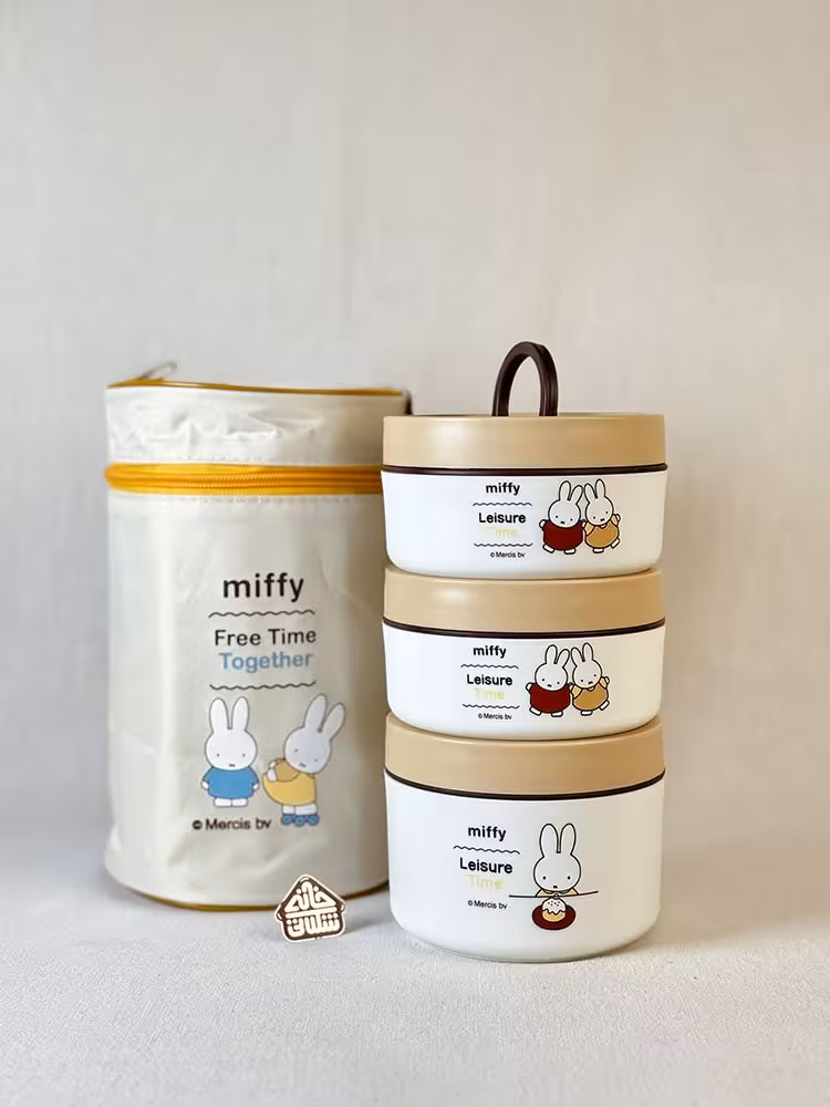 لانچ باکس 3 عددی کیف دار فانتزی طرح خرگوش Miffy کد002973