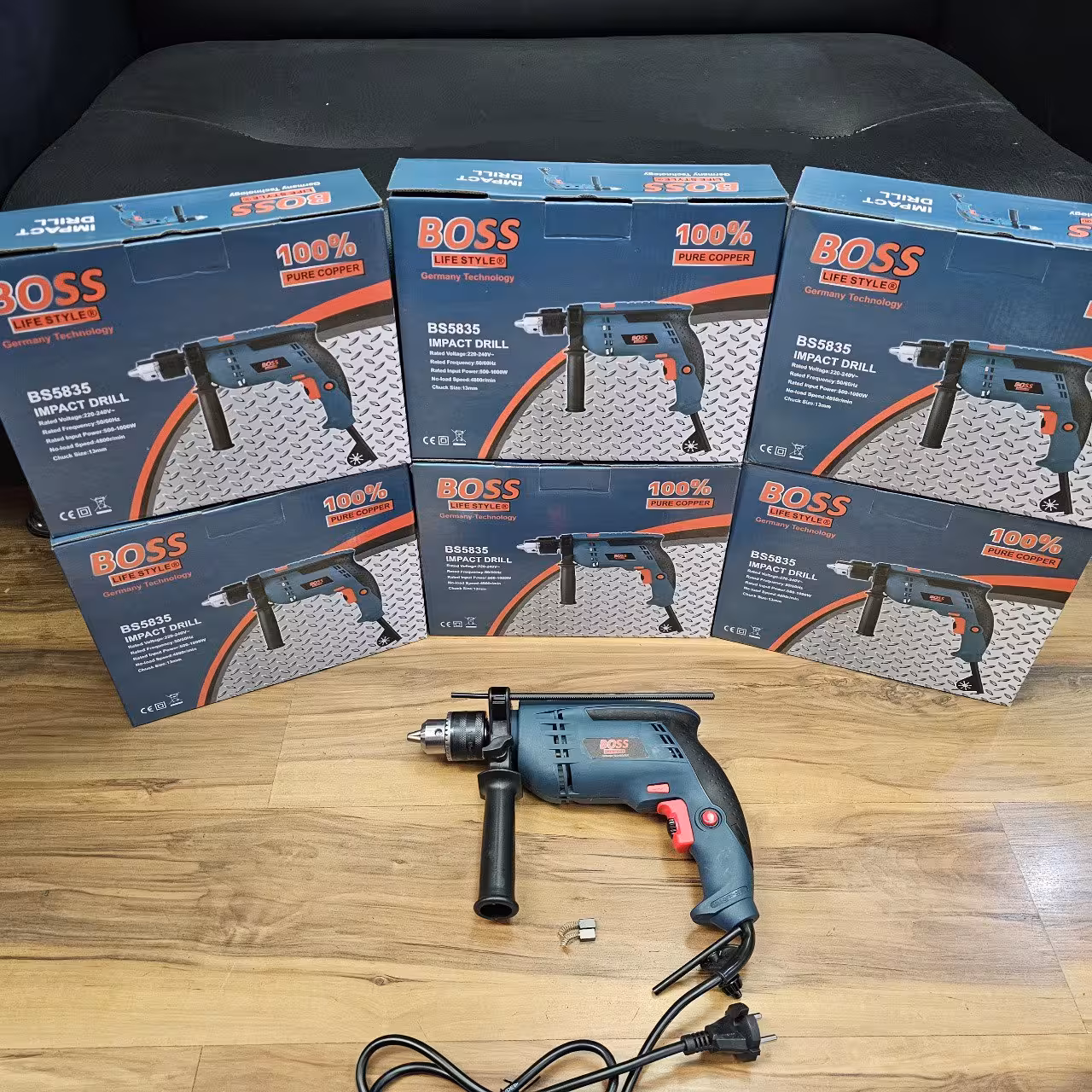 دریل برقی 13 چکشی دار باس مدل BS5835