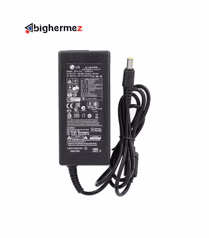 آداپتور مانیتور 19V 2.1A  LG  مدل  LCAP21A