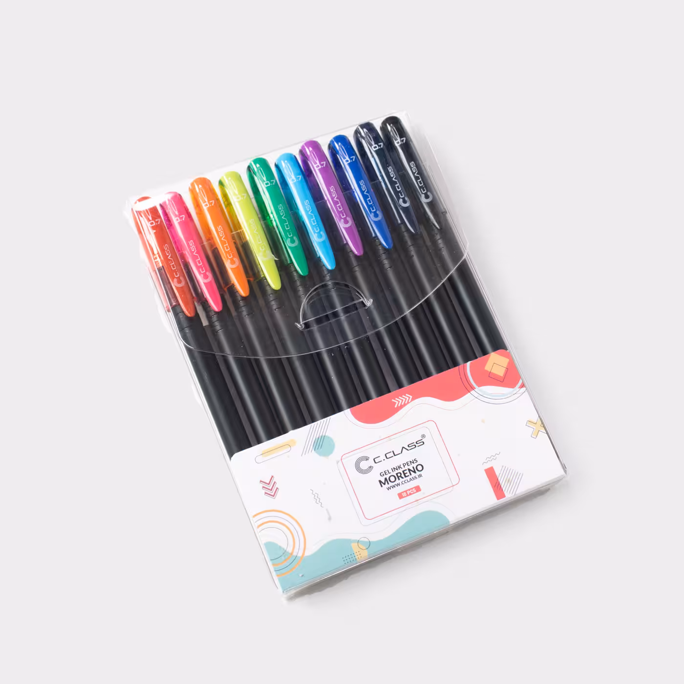 خودکار بسته ای 10 رنگ مورنو سی کلاس (C.CLASS)