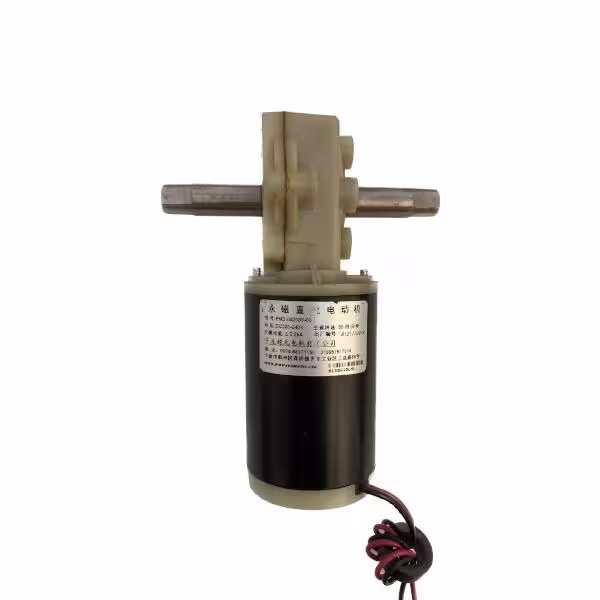موتور DC 24 ولت مدل (دو سر شفت)