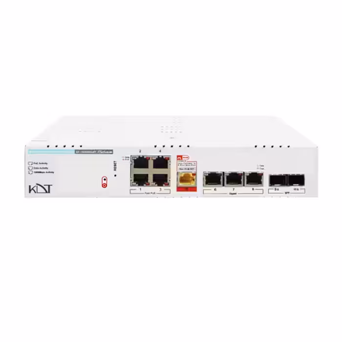 سوئیچ شبکه کی دی تی 10 پورت KDT KP-0406H4SLMT