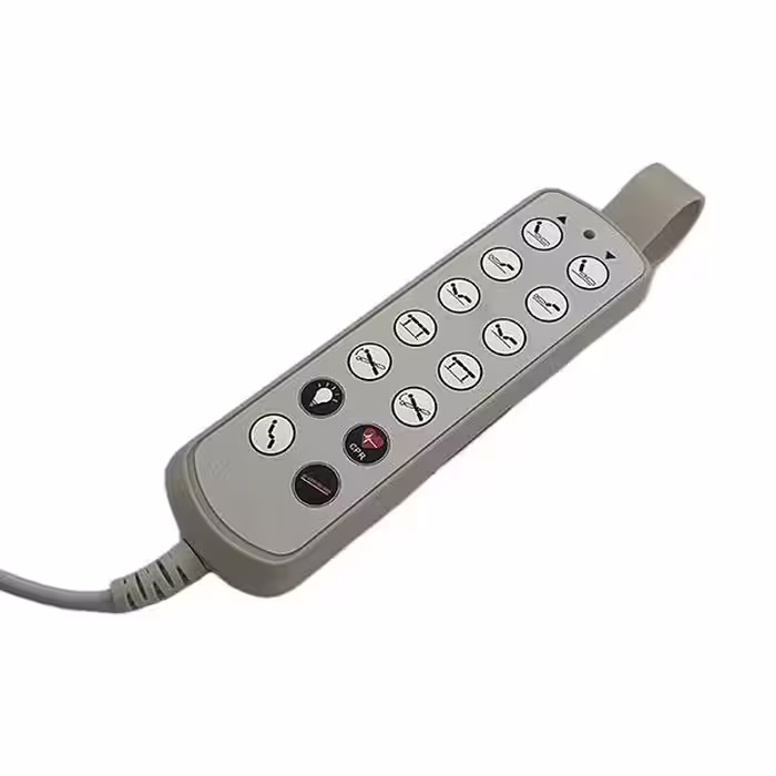 ریموت کنترل تخت بیمارستانی چهار شکن مدل (2-ICU CONTROL SYSTEM)(MOTORCOCO)
