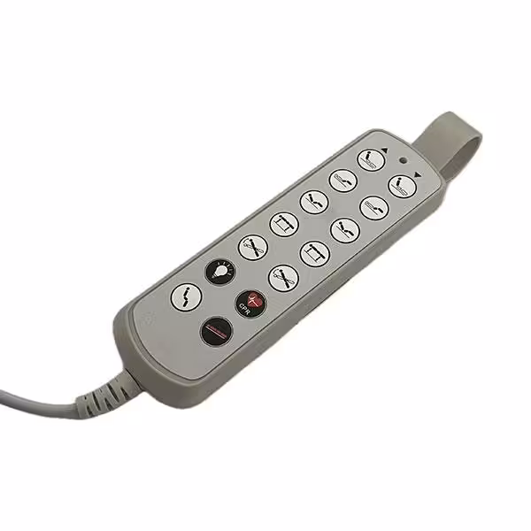 ریموت کنترل تخت بیمارستانی چهار شکن مدل (2-ICU CONTROL SYSTEM)(MOTORCOCO)