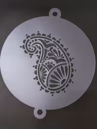 شابلون روی کیک ترمه