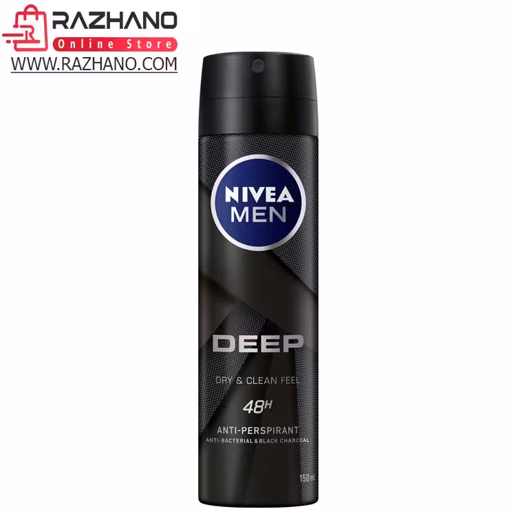 اسپری ضد تعریق نیوا مدل Nivea deep حجم 150 میلی لیتر