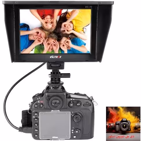 مانیتور روی دوربین 7 اینچ ویلتروکس VILTROX DC-70 II 4K HDMI