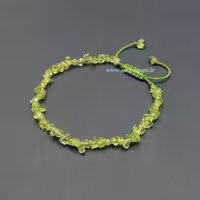 دستبند سنگ زبرجد چیپسی (کد31)