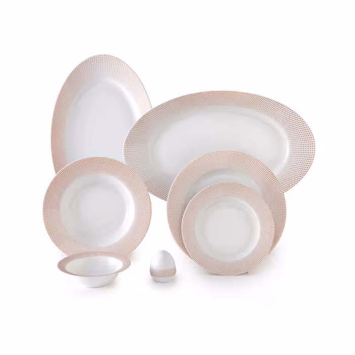 سرویس چینی 28 پارچه 6 نفره مریدین رزگلد