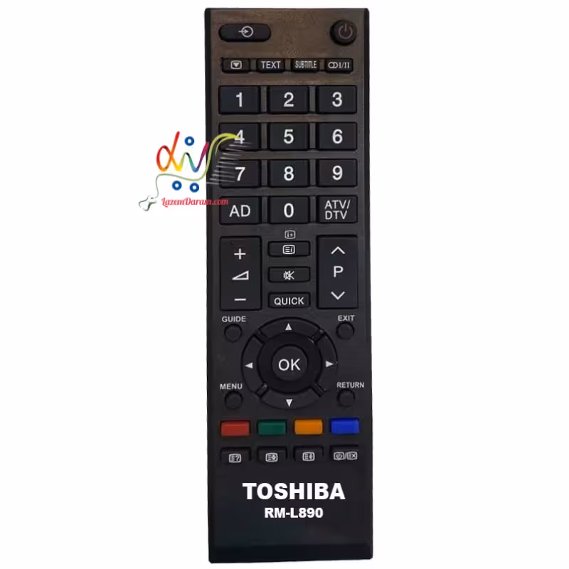 کنترل تلویزیون توشیبا 890