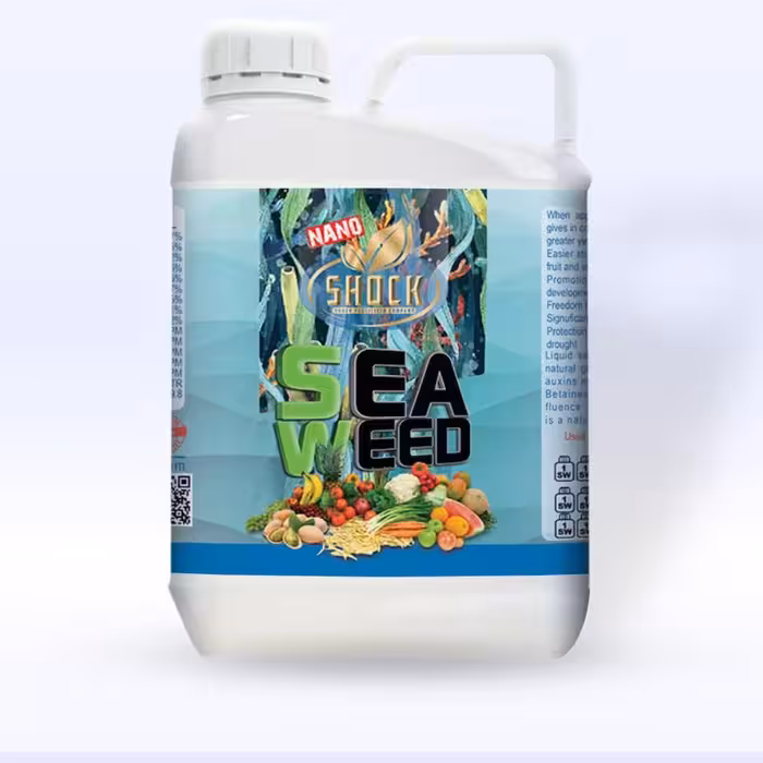 کود 5 لیتری نانو مایع جلبک دریایی شوک اصل آمریکا