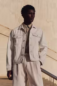 کت مردانه ژاکت شلوار جین مناسب است H&M