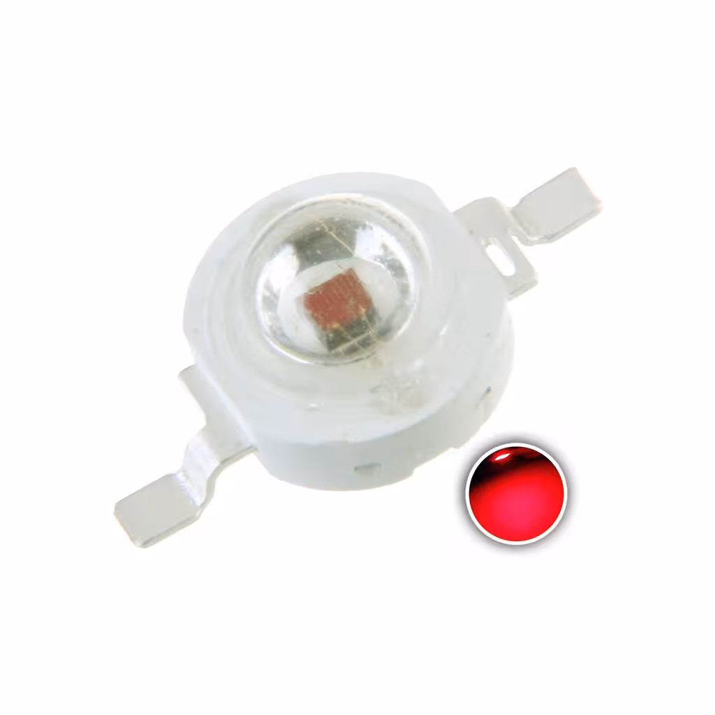 ال ای دی یک وات قرمز