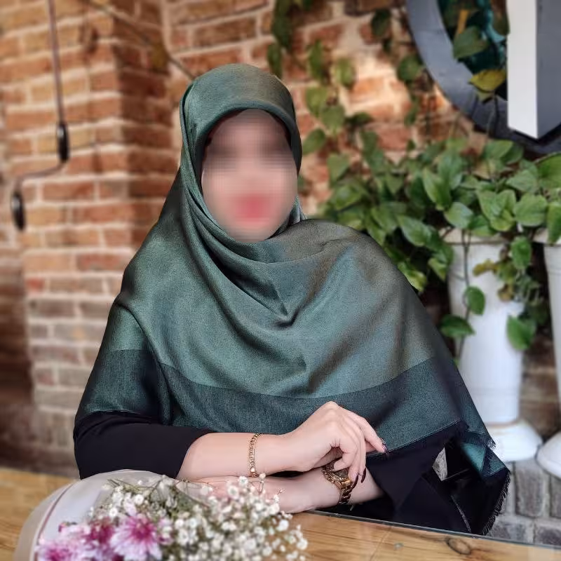 روسری بامبو 2 رو