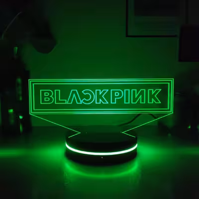 چراغ خواب مدل گروه بلک پینک black pink