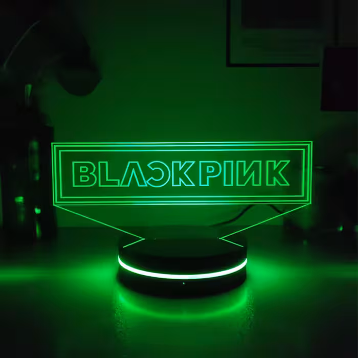 چراغ خواب مدل گروه بلک پینک black pink