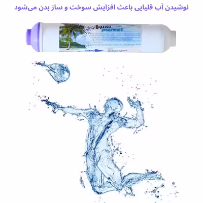 فیلتر تصفیه آب یخچال و فریزر آکوا پیورست مدل ALKALINE PP 2500G مجموعه 2 عددی