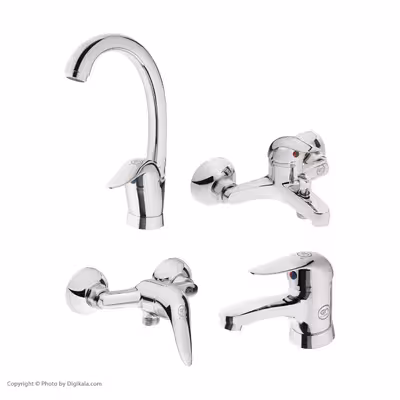 ست شیرآلات ایلمان مدل استار مجموعه 4 عددی