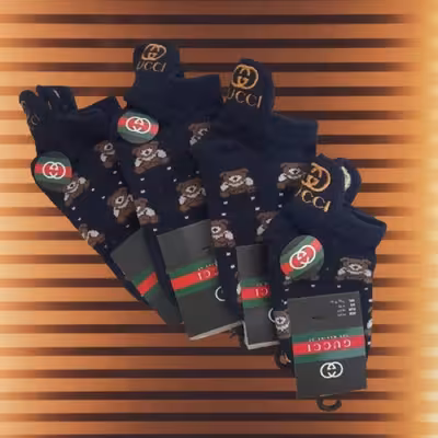 جوراب بچگانه مدل خرسی Sor10