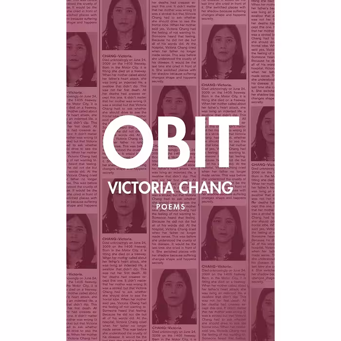 کتاب Obit اثر Victoria Chang انتشارات Copper Canyon Press