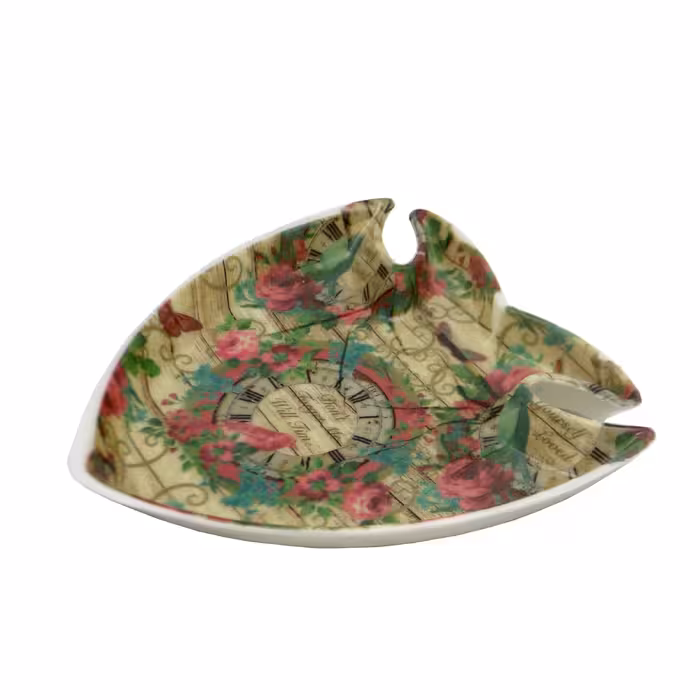 ظرف سرو مدل ماهی طرح ساعت کد YP-F750
