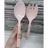 قاشق و چنگال سرو سالاد تی ناز مدل N24 بسته 2 عددی
