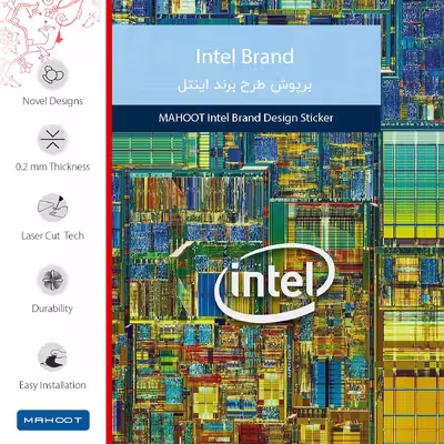 برچسب پوششی ماهوت مدل Intel Brand مناسب برای تبلت سامسونگ Galaxy Tab 3 8.0 2013 T311