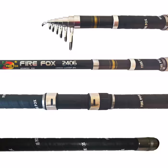 چوب ماهیگیری فایرفاکس مدل Advanced Rod 2.70 به همراه پک طعمه هونگ ژیانگ
