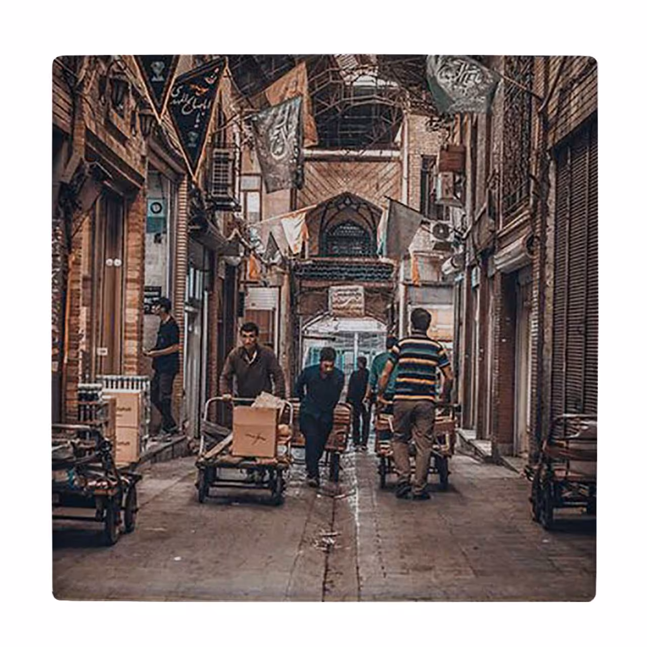  زیر لیوانی  طرح بازار سنتی کد    5927786_4685