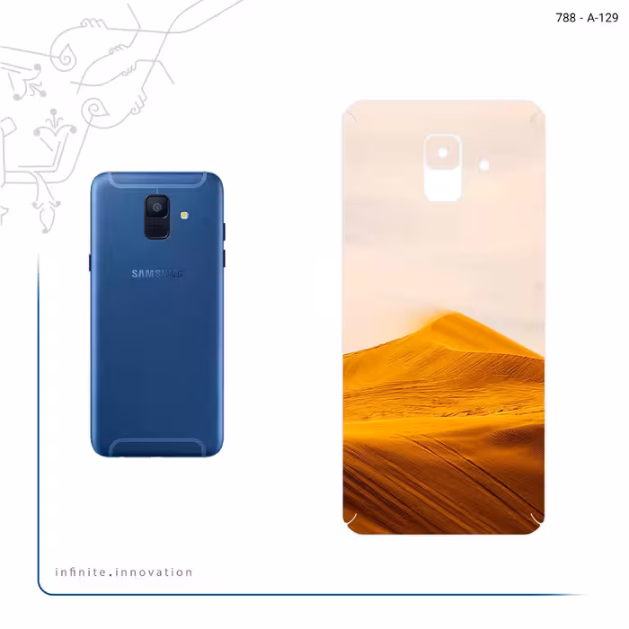 برچسب پوششی ماهوت مدل Sahara Desert مناسب برای گوشی موبایل سامسونگ Galaxy A6 2018