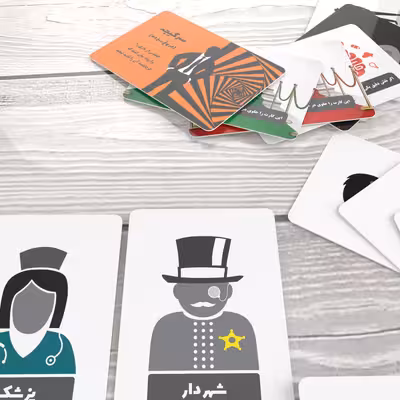 بازی فکری مدل کارت مافیا BLK مجموعه 3 عددی