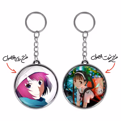 جاکلیدی خندالو طرح مایویی و سنجو گاهارا انیمه مونوگاتاری مدل دوطرفه کد 1619016187