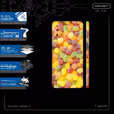 برچسب پوششی ماهوت مدل Gummi candy 2-FullSkin مناسب برای گوشی موبایل سامسونگ Galaxy M31S